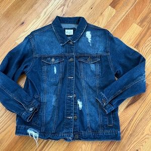 Wax Jean Basic Denim Jean Jacket size small